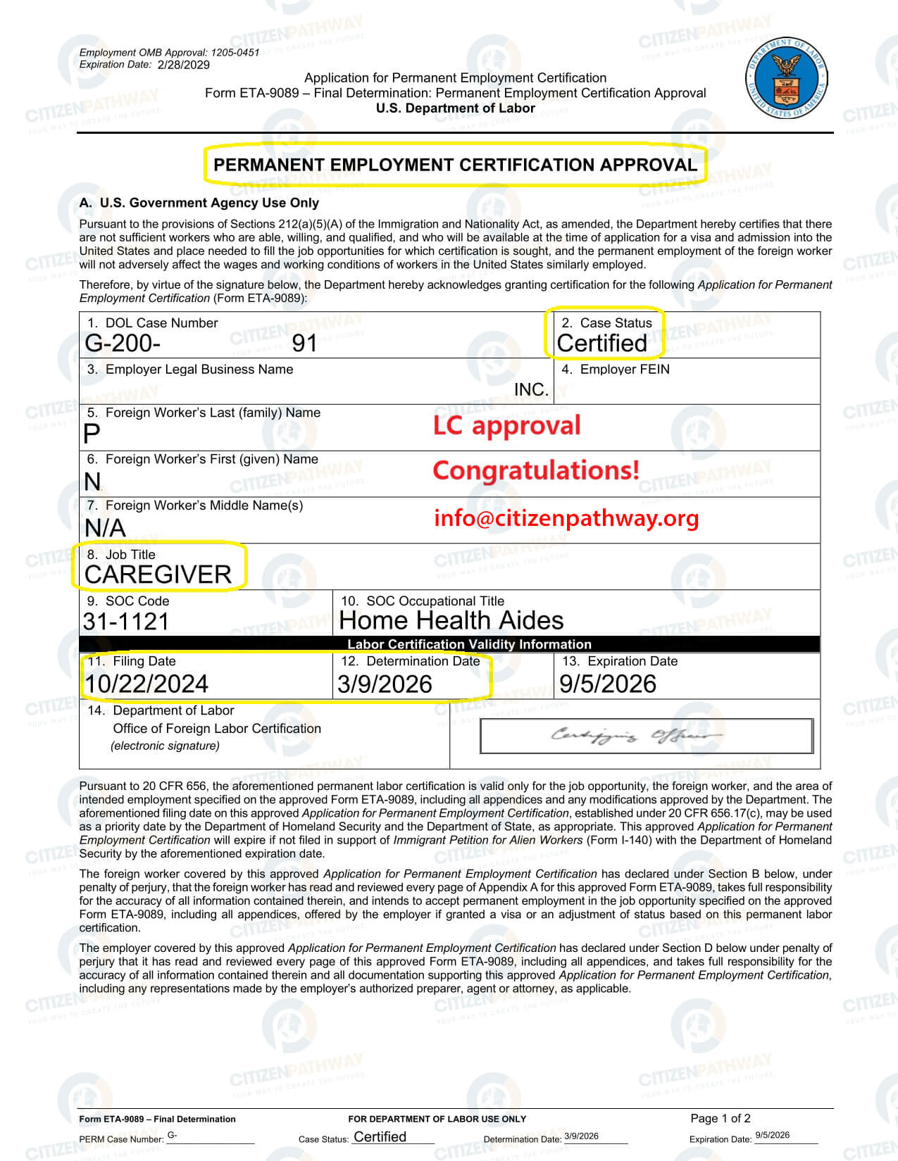 LC khách hàng EB-3 số 2